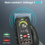 MT03 Smart Rechargeable Digital Multimeter True RMS 9999 Counts 1000V 10A DC AC Voltage Current Multimetro Color LCD Multitester 1