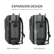 Men Travel Backpack vacuum compression 17 inch Laptop Backpack Business Large Capacity school Backpack Expanded Hiking backpack 3