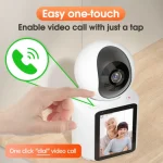 2MP Wireless Security Protection WIFI Video Call Camera Baby Monitor 2.8 Inch TFT Screen Button Call PTZ Auto Tracking IP HD Cam 4