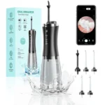 Visual Oral Irrigator Rechargeable Water Flosser Portable 350ML 5 Types Nozzles Dental Water Jet Waterproof IPX7 Teeth Cleaner 1