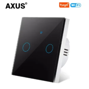 Tuya WiFi Smart Switch Works With Alexa No Neutral Wire Wireless RF433Mhz Remote Wall Touch Sensor Lightes Switch 1/2/3Gang 10