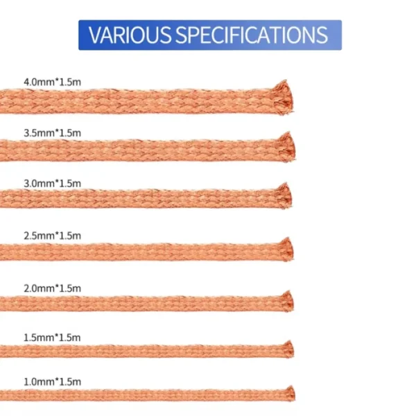 MECHANIC R300 Desoldering Braid 1.0/1.5/2.0/2.5/3.0/3.5/4.0mm Solder Remover Wick Wire Welding Tin Sucker PCB BGA Soldering Tool 2