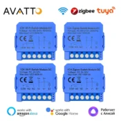 AVATTO Tuya WiFi/ZigBee Smart Switch Module DC 24-32V/AC 100-240V Dry Contact Universal Breaker Relay Support Alexa Google Home 1
