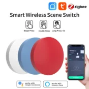 Tuya Zigbee Smart Wireless Button Switches Smart Life Intelligent Scene Linkage Switch Support Google Home Alexa Voice Control 1