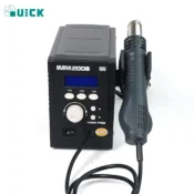 QUICK 2008 Original ESD Lead-Free Digital Display Heat Gun Welding Rework Soldering Station Mobile Phone Maintenance Air Gun 5