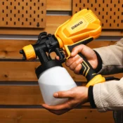 DEKO 450W HIGH POWER HOME ELECTRIC SPRAY GUN 800ML Cordless Paint Sprayer Household HVLP Paint Gun for Furniture Cabinets 3