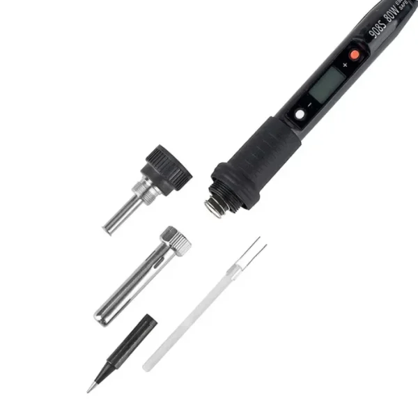 JCD Electric Soldering Iron 80W LCD Digital Display Adjustable temperature soldering iron tips 220V/110V Welding Solder Tool908S 3