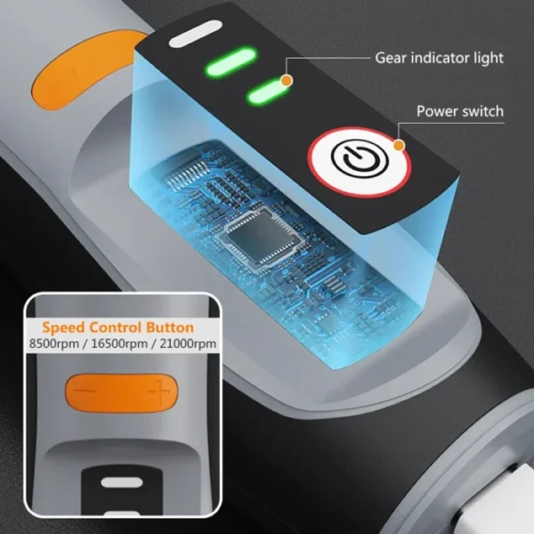 35W USB Cordless Rotary Tool Dremel DIY Mini Drill Engraving Pen Electric 3 Speed Mini Wireless Drill Set 8500r-21000r/min 3