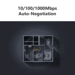 IMOU Gigabit Switch 5/8 Ports 1000mbps Network Switch Mini Ethernet Switch Smart Switcher RJ45 Hub Internet Injector 6