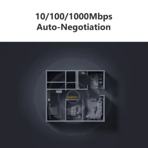 IMOU Gigabit Switch 5/8 Ports 1000mbps Network Switch Mini Ethernet Switch Smart Switcher RJ45 Hub Internet Injector 6