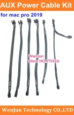 6pcs/set for Belkin AUX Power Cable Kit for Mac Pro 2019 mini 8pin to dual pci-e 6pin /6+2pin Connector Cable 1