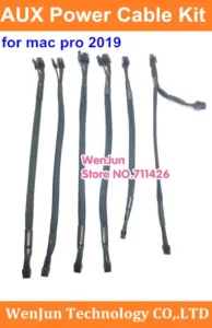 6pcs/set for Belkin AUX Power Cable Kit for Mac Pro 2019 mini 8pin to dual pci-e 6pin /6+2pin Connector Cable 1