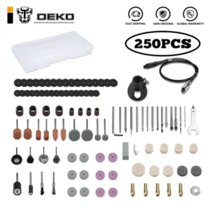 DEKO Engraver Abrasive Rotary Tools Accessories Engraving Tool Heads Set For Sanding Grinding Polishing Cutting 2