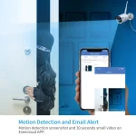 Hiseeu 12 Inch Monitor 5MP Wireless Surveillance Kit Outdoor Wifi IP PTZ Security Camera System 8CH NVR Kit Home Mornitoring Set 4