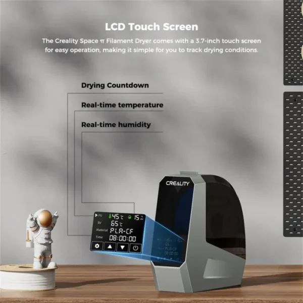 CREALITY Space Pi Filament Dryer Adjustable temperature 360° Hot-air Heating 45℃-70℃ Drying for 1KG 1.75/2.85mm 3D Filament 3