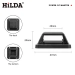 HILDA Laser Level Protective Glasses Vertical and Horizontal Lasers Glass Protective Cover Accessories 8