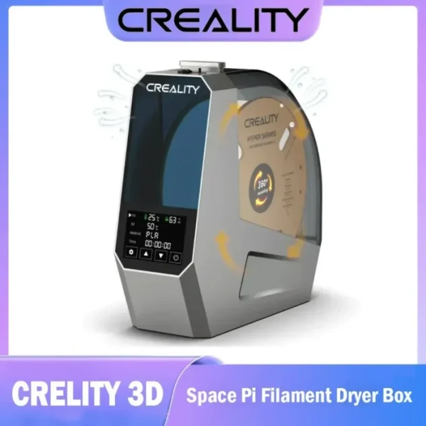 CREALITY Space Pi Filament Dryer Adjustable temperature 360° Hot-air Heating 45℃-70℃ Drying for 1KG 1.75/2.85mm 3D Filament 1