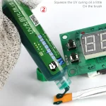 MECHANIC UV Solder Mask Ink Black/Blue/Green/Red/Yellow/White Welding Oil BGA PCB Circuit Board Paint Prevent Corrosive Arcing 4