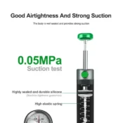 RELIFE RL-084 Pro Strong Suction Aluminum Alloy Desoldering Sucker Powerful Vacuum Suction for PCB Soldering Removal & Repair 5