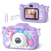 Unicorn HD Children Camera Toys Dual Front And Rear Cameras Selfie Video Camera Suitable For 3-12 Years Old Kids Birthday Gift 1