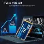 KingSpec M.2 NVMe PCIe 3.0 X4 SSD 256gb 1TB 128GB 512GB SSD M.2 2242 PCIe Hard Drive Disk Internal Solid State Drive for Laptop 3