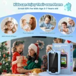 Kids Smart Phone Toys Children Learning Toy Camera HD IPS Touch Screen MP3 Music Player Educational Toy Boy Girl Birthday Gifts 6