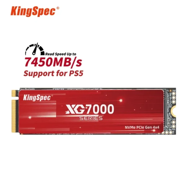 KingSpec SSD M2 PCIe 4.0 NVMe 1TB 2TB 4TB Drive M 2 2280 HDD Nmve Hard Disk PCIe4.0 Gen4 Internal Solid State for PlayStation 5 2