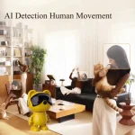 5MP Wireless WiFi Indoor Surveillance Camera Night Vision PTZ Two-way Voice Security Protection HD Smart Home P6 Slite Robot cam 2