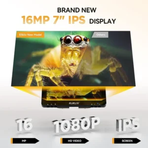 Elikliv EDM9 Pro 7" HDMI Digital Microscope 1200X 16MP IPS Screen Soldering Microscopio for Electronic PCB Inspection Repairing 2