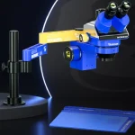 MECHANIC M2/M3 Microscope Swing Arm Universal Metal Bracket Aluminum Alloy Telescopic Folded Column 360° Rotate Free Lift Holder 2