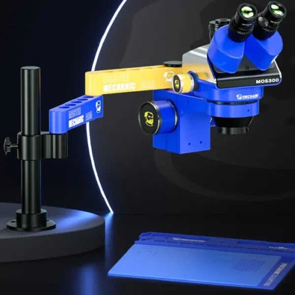 MECHANIC M2/M3 Microscope Swing Arm Universal Metal Bracket Aluminum Alloy Telescopic Folded Column 360° Rotate Free Lift Holder 2