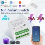 Tuya Smart WiFi Switch 16A 20A Breaker RF433Mhz Relay Module 2-way Control Smart Life APP Remote Support Alexa Google Home 1