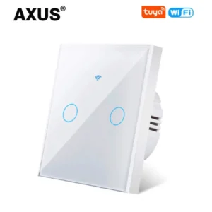 Tuya WiFi Smart Switch Works With Alexa No Neutral Wire Wireless RF433Mhz Remote Wall Touch Sensor Lightes Switch 1/2/3Gang 7