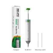 RELIFE RL-084 Pro Strong Suction Aluminum Alloy Desoldering Sucker Powerful Vacuum Suction for PCB Soldering Removal & Repair 1