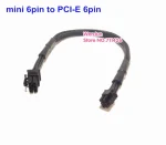6pcs/set for Belkin AUX Power Cable Kit for Mac Pro 2019 mini 8pin to dual pci-e 6pin /6+2pin Connector Cable 2