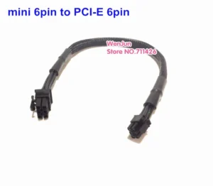6pcs/set for Belkin AUX Power Cable Kit for Mac Pro 2019 mini 8pin to dual pci-e 6pin /6+2pin Connector Cable 2
