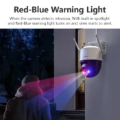 IMOU Cruiser SC 4G Camera Red-Blue Warning Lights Outdoor Security Camera Full-Color Night Vision AI Human Detection IP66 2