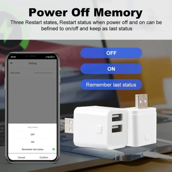 Smart Zigbee WIFI Micro USB Adaptor Switch 5V Mini 1 2 3 USB Power Adaptor APP Timing Control Works with Alexa Google Home Tuya 2