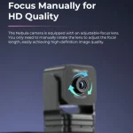 Creality Nebula Camera Upgrade 3D Printer Real-time Monitoring Time-lapse Filming Spaghetti Detection Manual Focus USB Interface 3