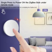 Ewelink Zigbee Smart Push Button Wireless Switch Include Battery Remote Control Automation Scenario Switch work with Zigbee2MQTT 6