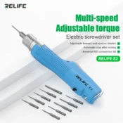 RELIFE E2 Torque Electric Screwdriver Set Multi-speed Adjustable Torque ,Adjustable Forward and Reverse Rotation Repair Tools 1