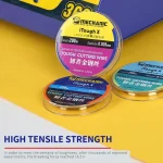 MECHANIC High Hardness Special Steel Cutting Wire for Mobile Phone LCD Screen Separation Repair Tools 0.028mm--0.1m 4