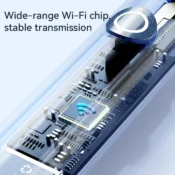 Visual Ear Cleaner with Camera Ear Wax Removal Tool with Ear Pick & Tweezers 12 Megapixels 6 Ear Spoons Earwax Removal Ears Care 4