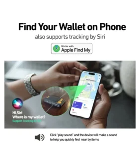 Magsafe wallet card holder with find my wallet tracker iphone 15 16 pro magsafe phone stand for iphone 13 14 pro wallet locator 3