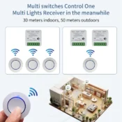 Tuya WiFi Smart Light Switch 16A 433MHz Wireless Remote Control  Relay Controller Voice Control Works With Alexa Google Home 4
