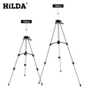HILDA Laser Level Tripod Adjustable Height Thicken Aluminum Tripod Stand For Self leveling 1.2/1.5m 1