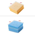 10Pcs/lot Yellow/Blue Soldering Iron Tip Cleaning Sponge for BGA Soldering Station Solder Tip Welding Head Cleaner Tools 4