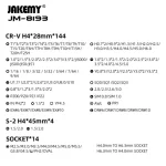 JAKEMY JM-8193 180-IN-1 Precision Cordless Electric Screwdriver Set Magnetic Bits Mobile Phone Glasses Electronic Repair Tools 6