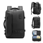 Travel Men Expanded Laptop Backpack vacuum compression hiking Backpack USB charging Business Large Capacity school Backpack 1