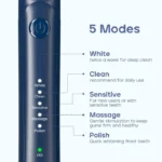 Seago Sonic Electric Toothbrush Two-engines Magnetic Core Oral Care Smart Adult Timer Brush Waterproof Brushes SG540 2